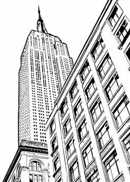 Illustration of The Empire State Building