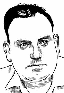 Illustration of Ian Nairn