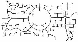 Cule de sac plan of the Monkston District of Milton Keynes