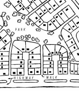 Plan of part of Radburn, New Jersey